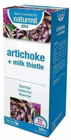 Artichoke + milk thistle plus - anghinare si armurariu - 500ml - Naturmil