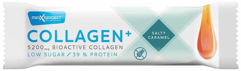 Baton proteic cu Colagen+ si caramel sarat, 40g - Max Sport