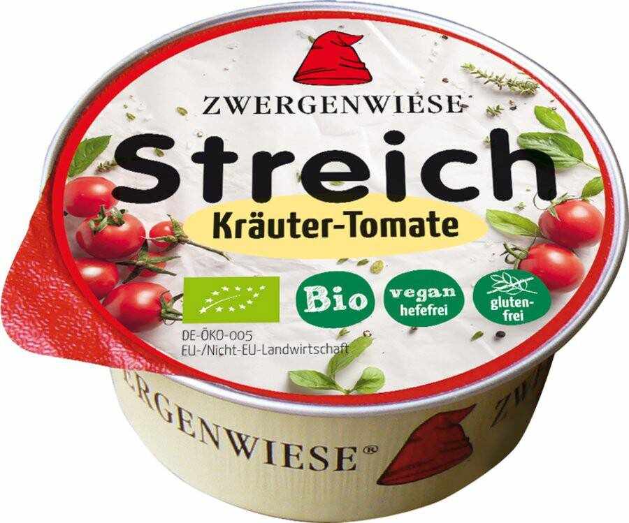 Crema tartinabila vegetala cu rosii si verdeturi, eco-bio, 50g - Zwergenwiese