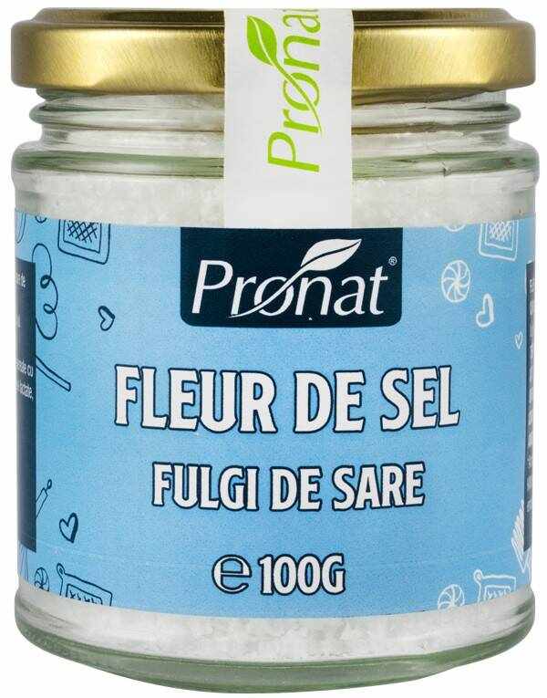 FULGI DE SARE, FLEUR DE SEL 100G - Pronat