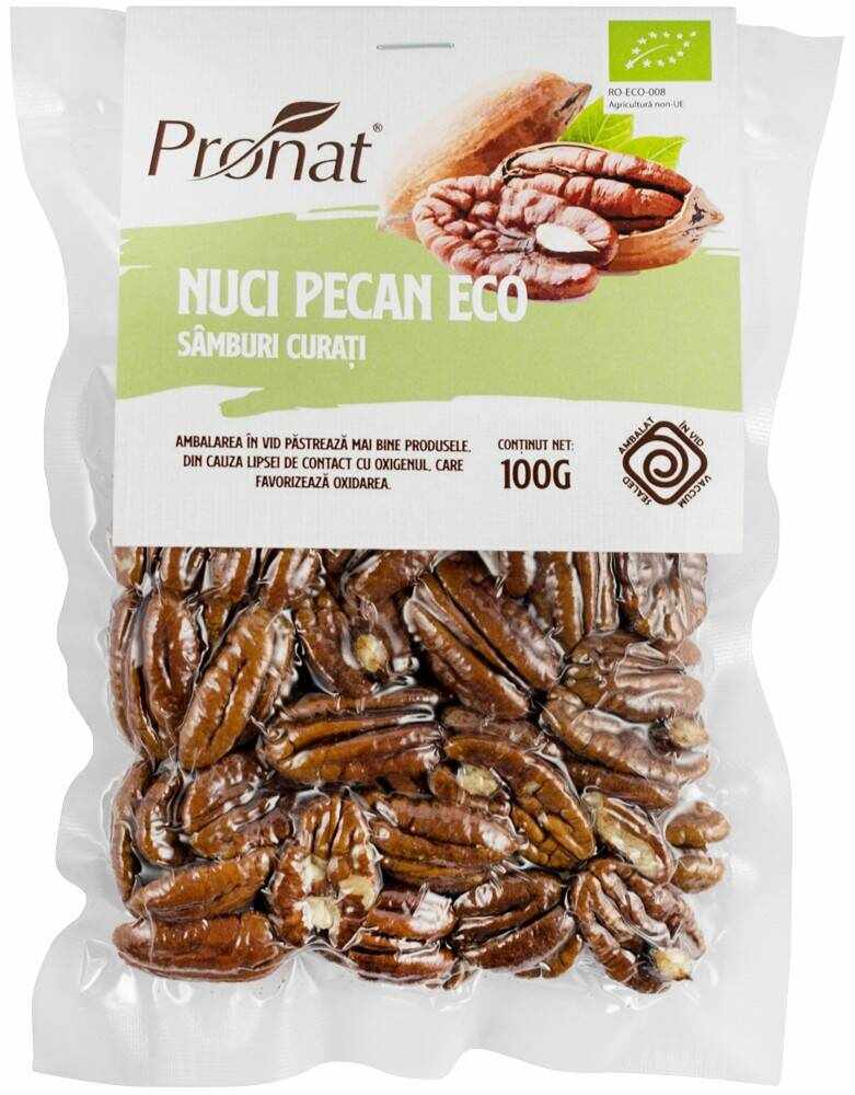 NUCI PECAN, SAMBURI CURATI Eco-Bio 100g - Pronat