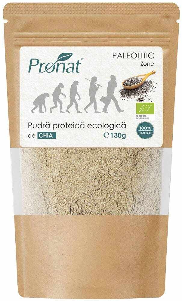 Pudra proteica din seminte de chia Eco-Bio 130g - Pronat