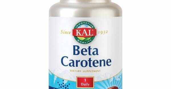 Beta Carotene, contribuie la mentinerea vederii normale, 25.000 UI, 50 capsule, KAL, SECOM