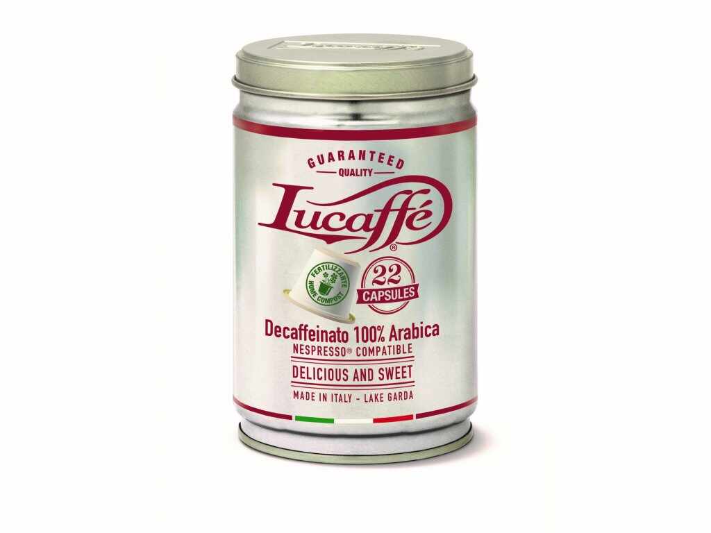Lucaffe Decaf 100% Arabica 22 capsule cafea compatibile Nespresso