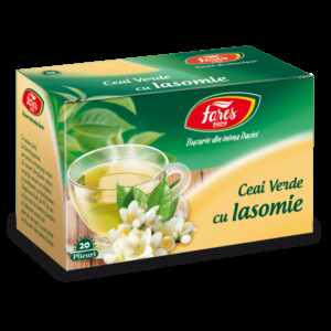 Ceai verde cu iasomie 20 plicuri - Fares