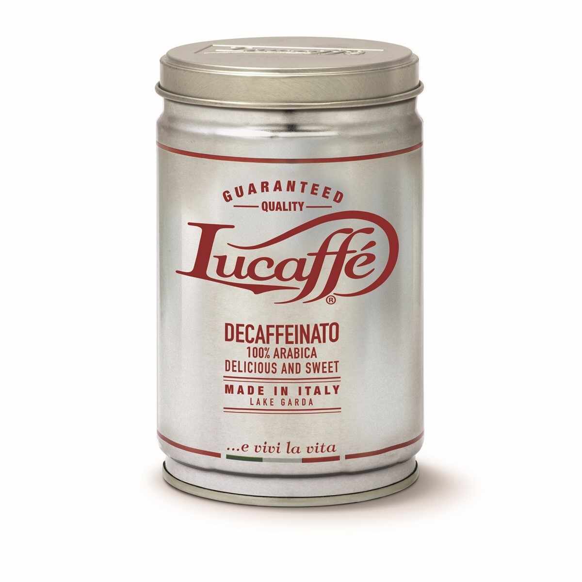 Lucaffe Decaf 100% Arabica cafea boabe 250g