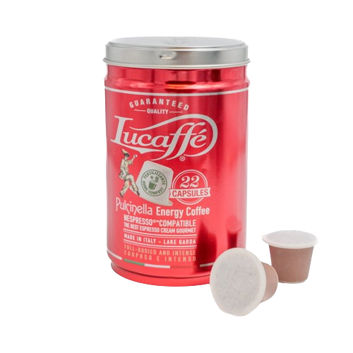 Lucaffe Pulcinella 22 capsule cafea compatibile Nespresso