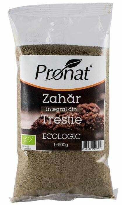 Zahar integral din trestie Eco-Bio 500g - Pronat