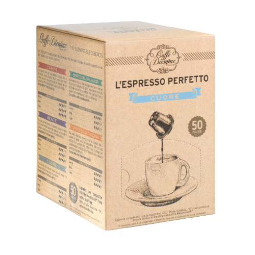 Diemme Cuore 50 capsule cafea compatibile Nespresso