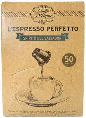 Diemme Spirito del Salvador 50 capsule cafea compatibile Nespresso