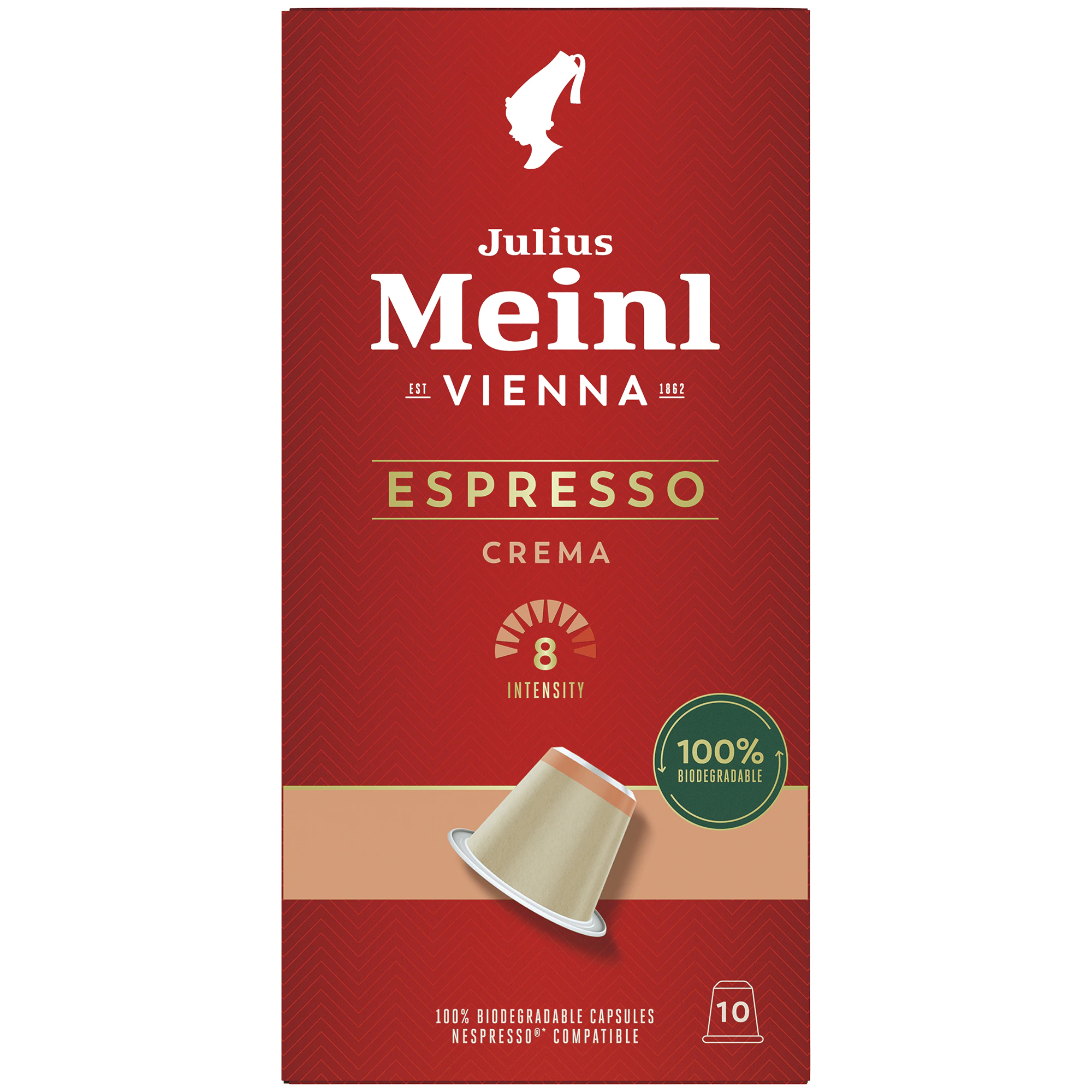 Julius Meinl Espresso Crema 10 capsule compatibile Nespresso