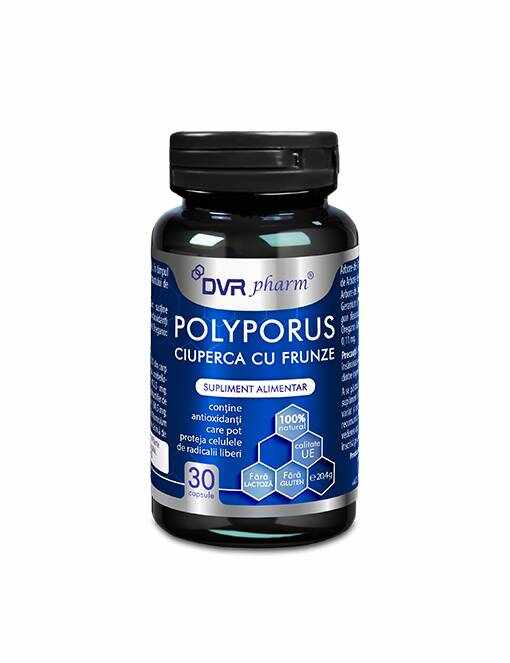 Polyporus, Ciuperca Cu Frunze, 30 capsule, DVR Pharm
