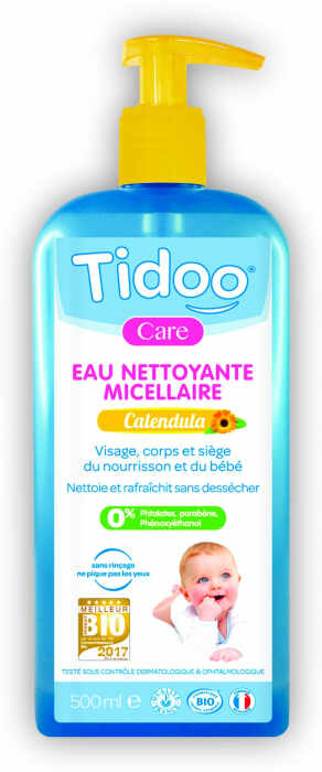 Apa micelara BIO delicata pentru bebelusi, cu extract de musetel Tidoo
