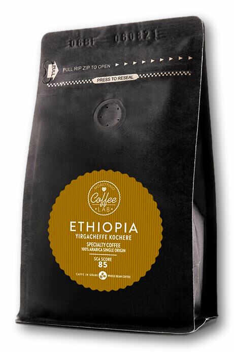 Cafea boabe specialitate Ethiopia Yirgacheffe Kochere Morettino