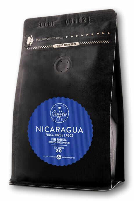 Cafea boabe specialitate Nicaragua Finca Jorge Lagos, Robusta fina Morettino