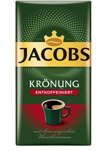 Jacobs Kronung Decaf cafea macinata 500g