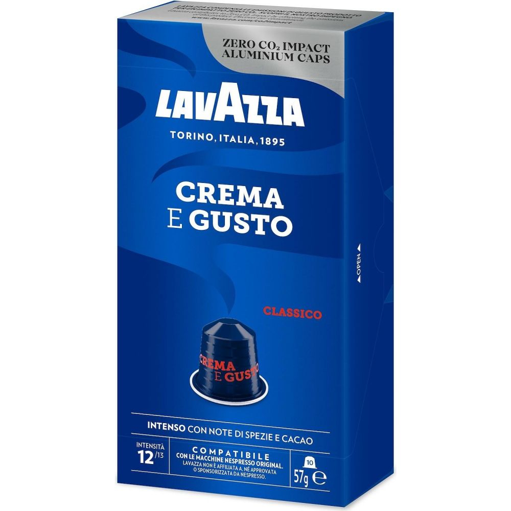Lavazza Crema e Gusto 10 capsule aluminiu compatibile Nespresso