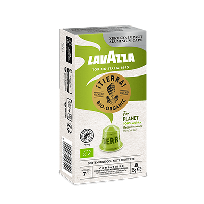 Lavazza Tierra Planet 10 capsule aluminiu compatibile Nespresso