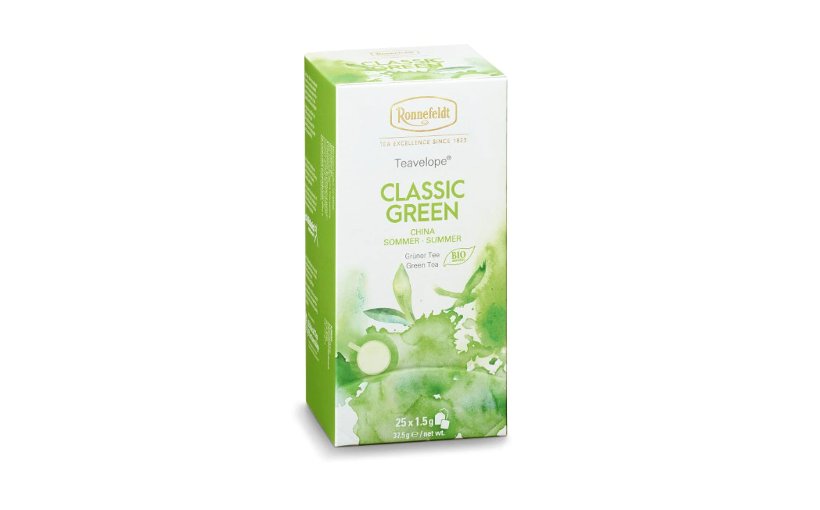 Ronnefeldt Teavelope Bio Classic Green ceai verde 25 pliculete