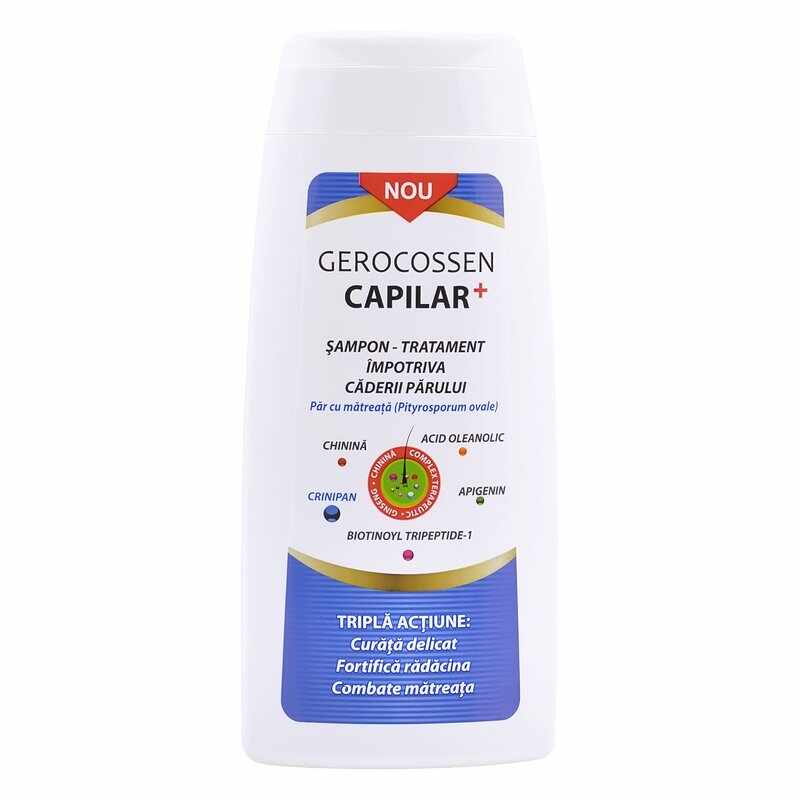 Capilar+ Sampon tratament impotriva caderii parului pentru par cu matreata, 275 ml – Gerocossen
