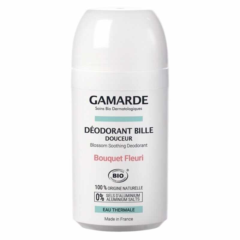 Deodorant natural roll-on cu aroma florala Gamarde bio 50ml
