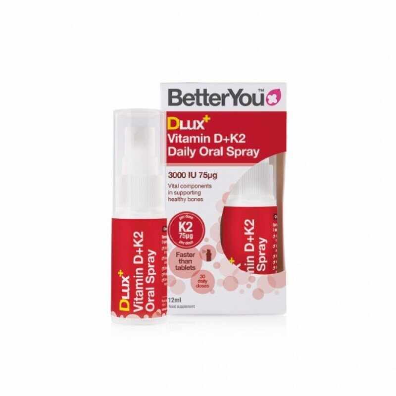DLux+ Vitamin D3+K2 Oral Spray (12ml), BetterYou