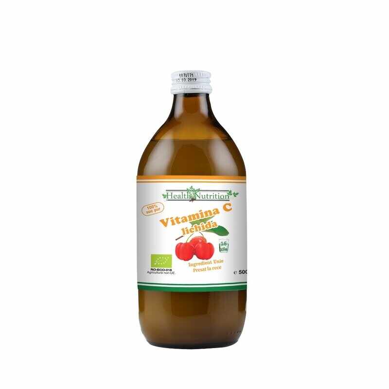 Vitamina C lichida Bio, Health Nutrition, 500 ml
