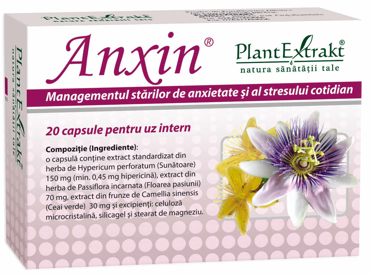 Anxin, 20 capsule, plantextrakt
