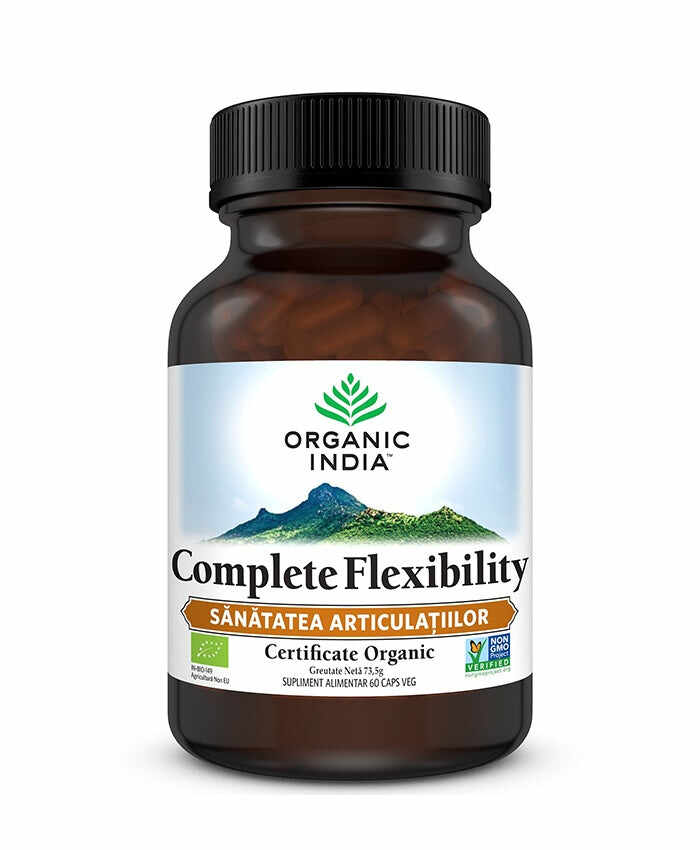 Complete flexibility - sanatatea articulatiilor, 60 capsule vegetale, organic india