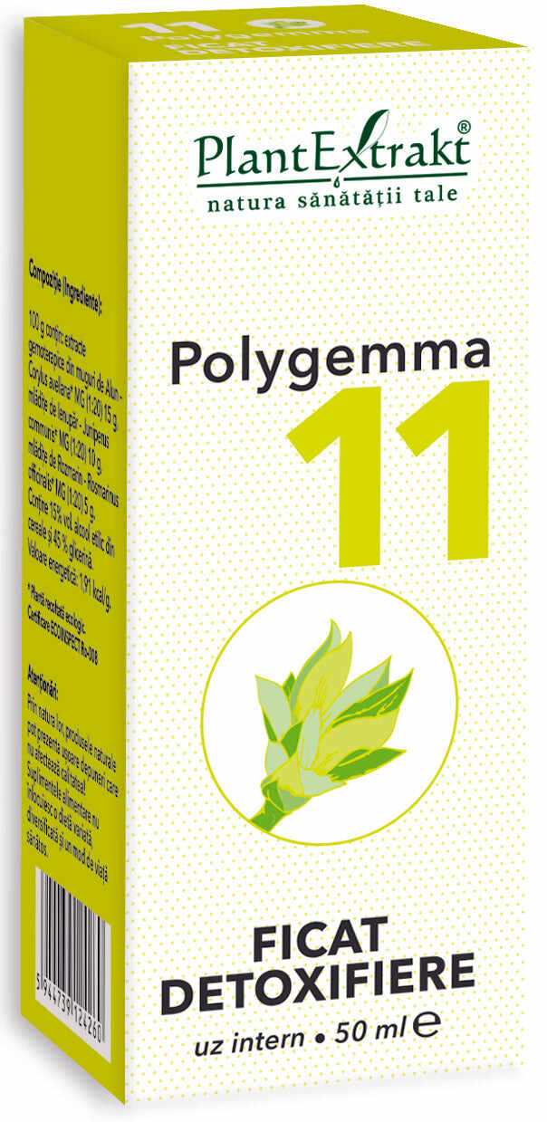 Polygemma 11 ficat detoxifiere, 50 ml, plantextrakt