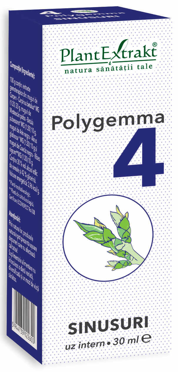 Polygemma 4, sinusuri, 30 ml, plantextrakt
