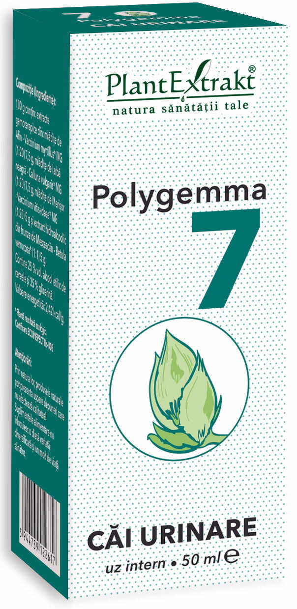 Polygemma 7, căi urinare, 50 ml, plantextrakt